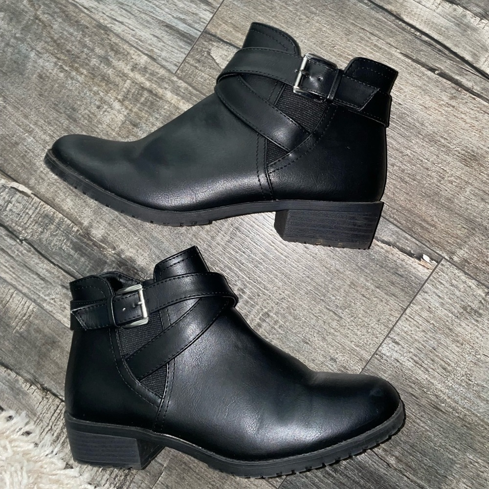 Black booties